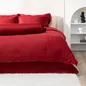 Bộ Chăn ga cưới lụa tencel cao cấp Amando Soulmate 7 chi tiết màu Đỏ - Ảnh thumb 6