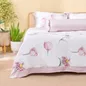 Bộ chăn ga phủ sợi gỗ thiên nhiên Amando Jamila 5 chi tiết LC008 - Ảnh thumb 4