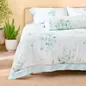 Bộ chăn ga chun sợi gỗ thiên nhiên Amando Jamila 5 chi tiết LC010 - Ảnh thumb 6