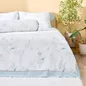 Bộ chăn ga chun sợi gỗ thiên nhiên Amando Jamila 5 chi tiết LC011 - Ảnh thumb 4