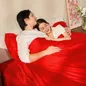 Bộ chăn ga Amando Love ấm áp, sang trọng - Ảnh thumb 1