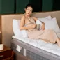 [Mới - Độc quyền] Nệm lò xo độc lập phân 5 vùng nâng đỡ chuyên sâu Dunlopillo de.Stress Release - Ảnh thumb 21
