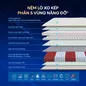 [Mới - Độc quyền] Nệm lò xo độc lập phân 5 vùng nâng đỡ chuyên sâu Dunlopillo de.Stress Release - Ảnh thumb 4