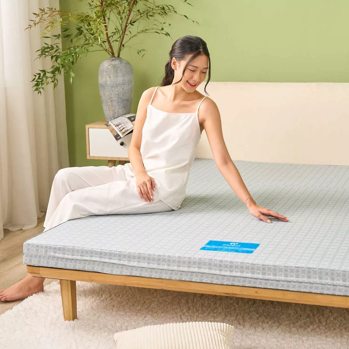 Nệm bông ép Wonjun Pure & Fresh 220x200