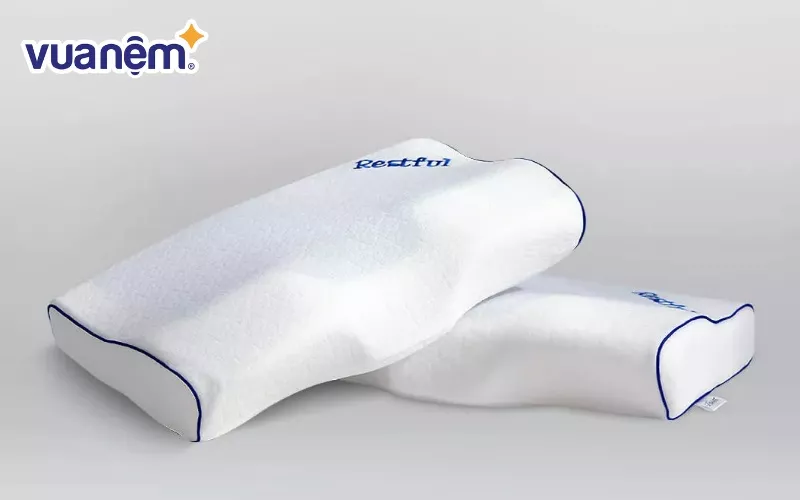 Lớp Gel Silicone trên gối giúp Doona Reslful Gel có khả năng làm mát tức thì