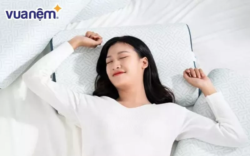 Gối chống ngáy Aeroflow iCool từ thương hiệu hàng đầu Nhật Bản.