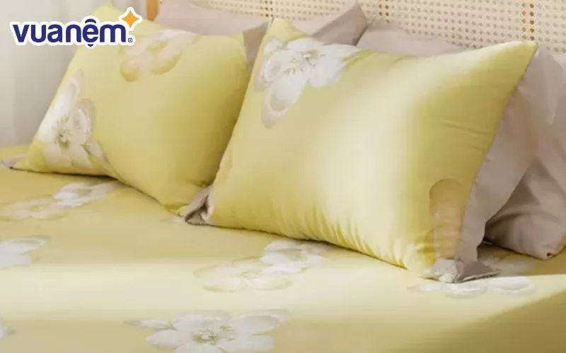 Mẫu drap giường 1mx2m lụa tencel cao cấp Amando Bliss 4 chi tiết 