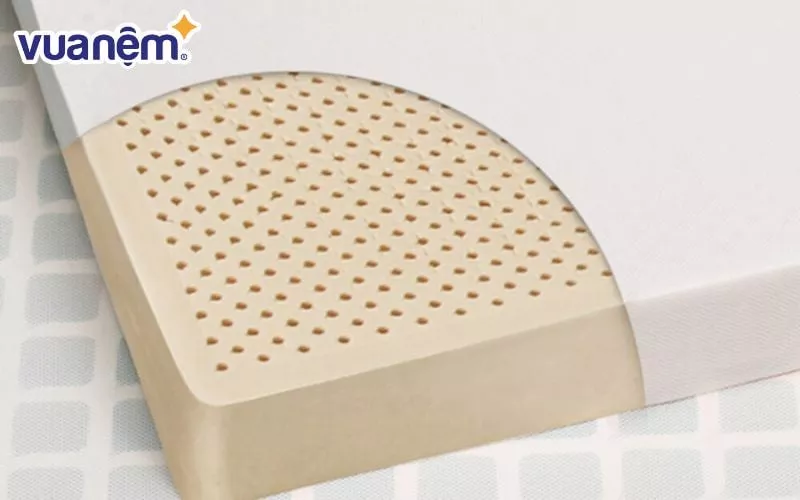 Nên sử dụng loại nệm cao su có độ thoáng khí tốt