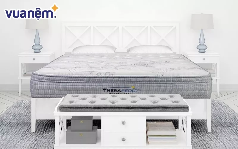 Nệm lò xo cao cấp Therapedic Elite Euro Top