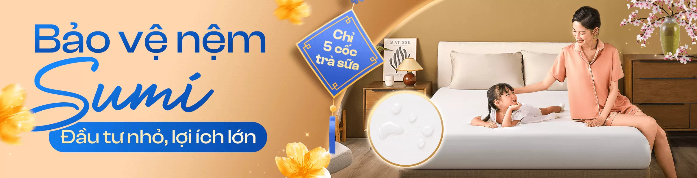 Banner Chăn ga gối
