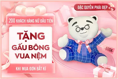 Tặng free gối tựa cổ cao cấp 300k