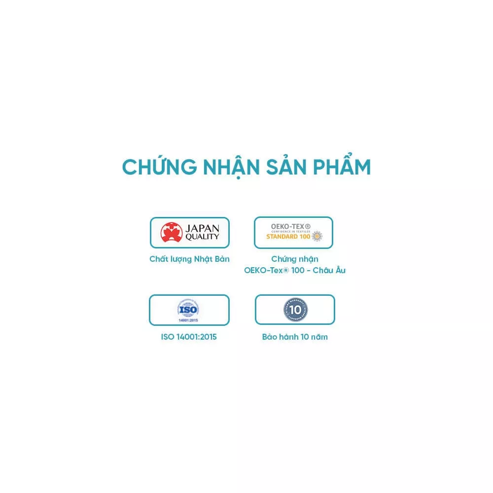Nệm foam Nhật Bản Aeroflow Wave massage toàn diện dày 20cm - Ảnh 4