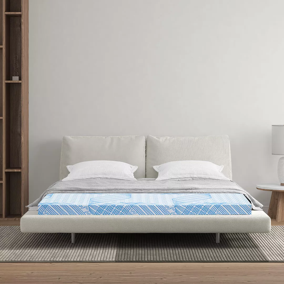 Nệm cao su đa tầng Kim Cương Titanium gấp 3 dày 5/9cm - Ảnh 2