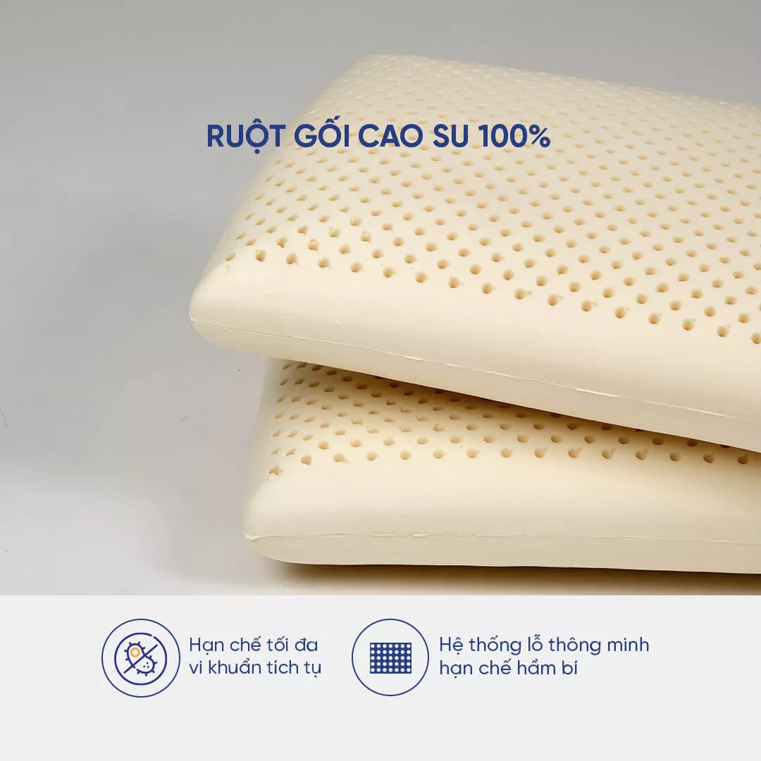Gối cao su Kim Cương Ovany - Ảnh 5