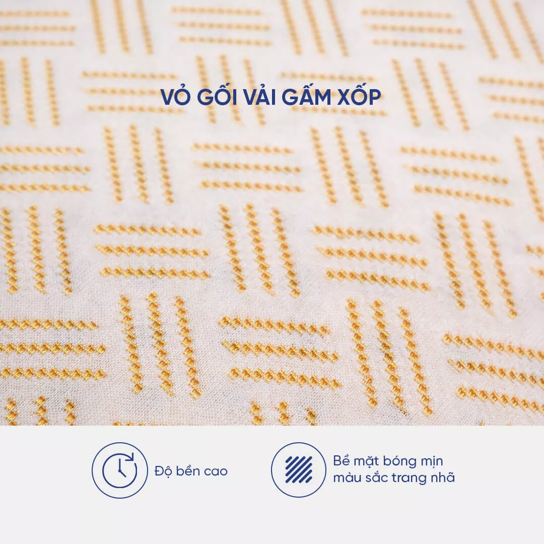 Gối cao su Kim Cương Ovany - Ảnh 4