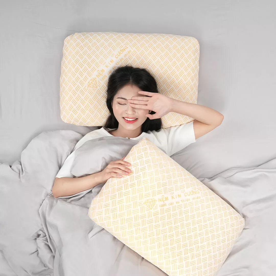Gối cao su Kim Cương Ovany - Ảnh 9