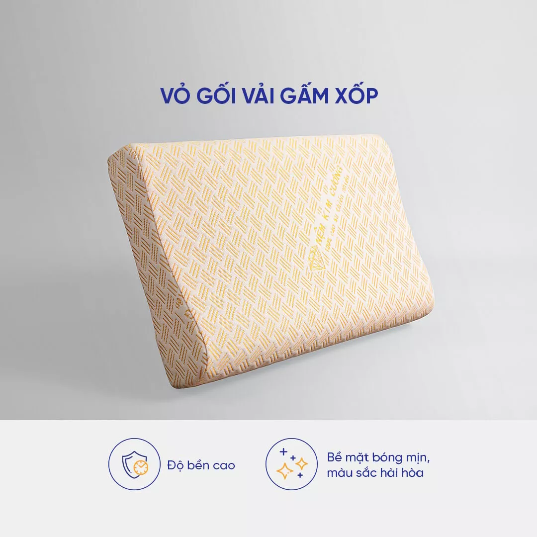 Gối cao su Kim Cương lượn sóng B - Ảnh 4