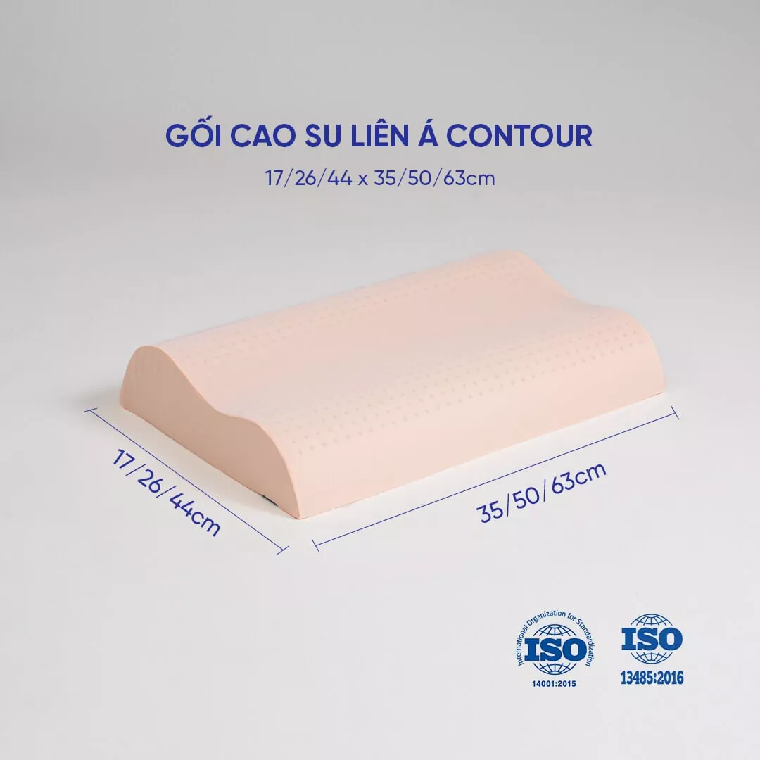 Gối Cao Su Liên Á Contour - Ảnh 2