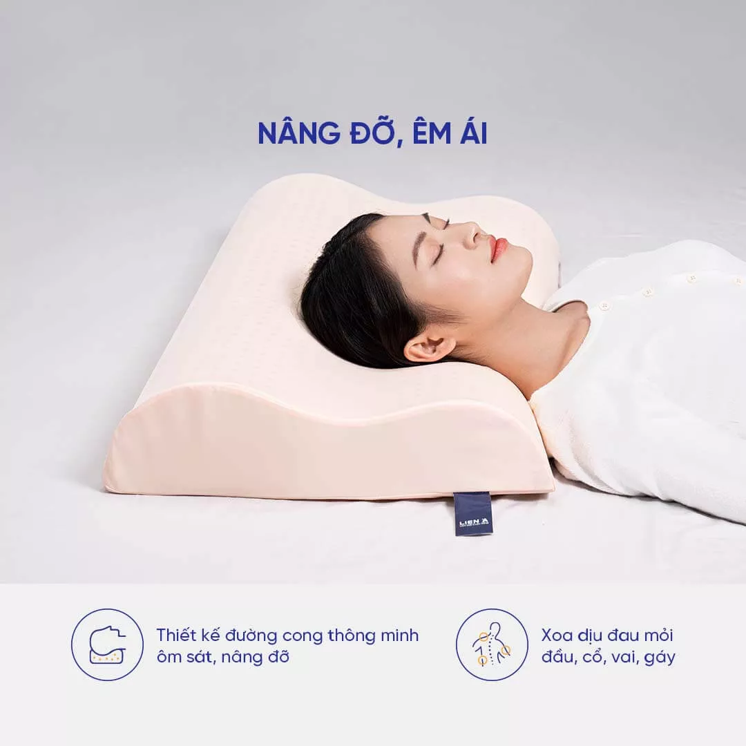 Gối Cao Su Liên Á Contour - Ảnh 7