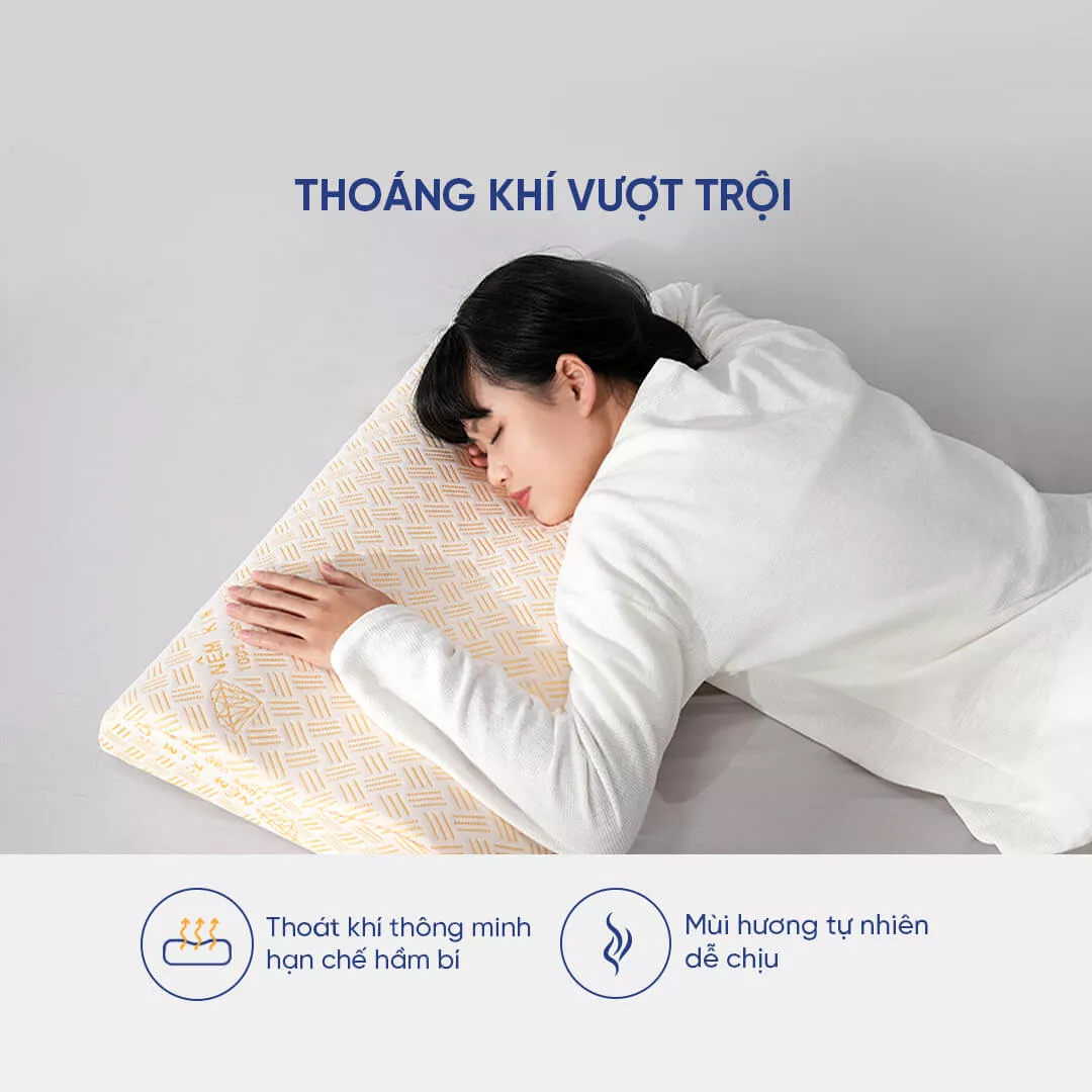 Gối Cao Su Kim Cương Lượn Sóng A - Ảnh 7