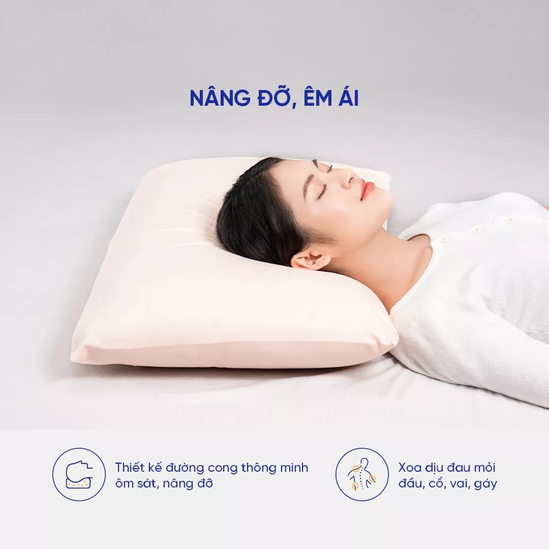 Gối Cao Su Liên Á Oval đàn hồi cao - Ảnh 7