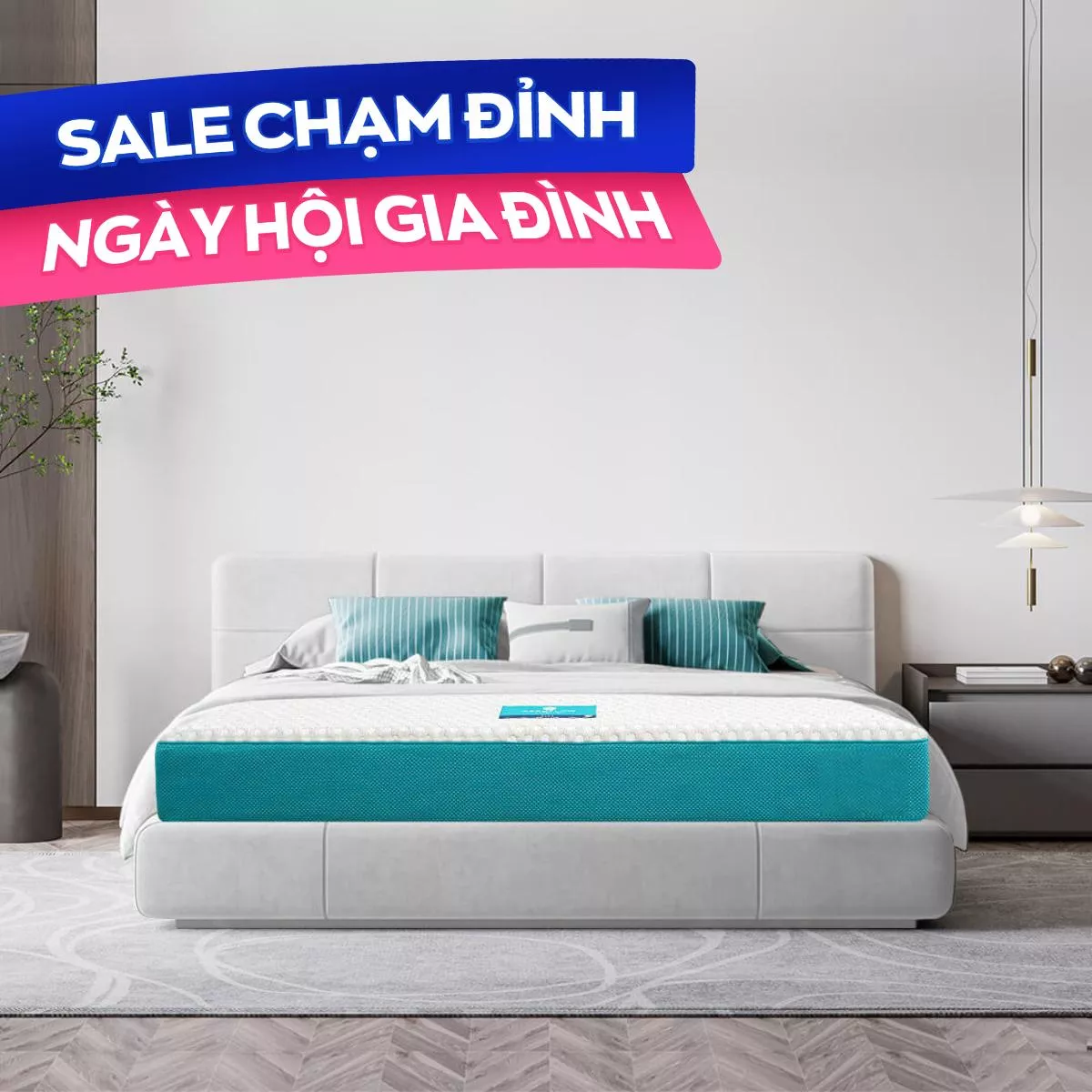 Nệm foam Nhật Bản Aeroflow Fit Plus kháng khuẩn dày 20cm - Ảnh 2