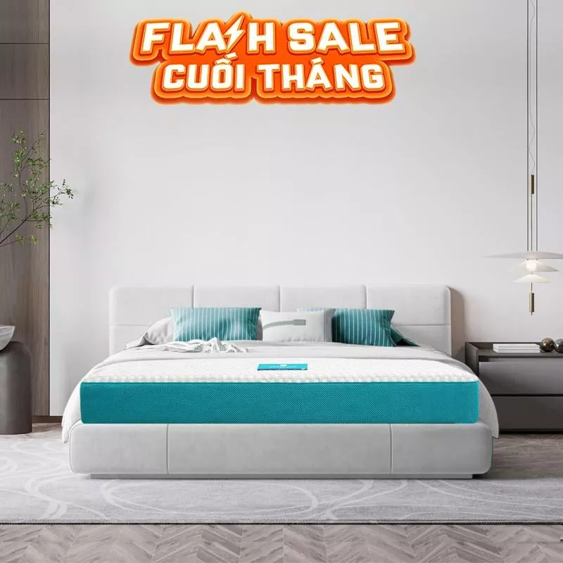 Nệm foam Nhật Bản Aeroflow Fit Plus kháng khuẩn dày 20cm - Ảnh 2