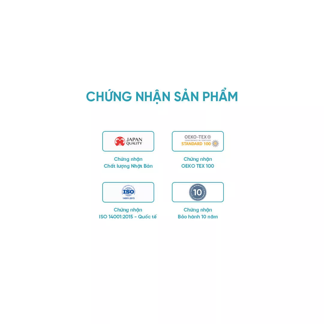 Nệm foam Nhật Bản Aeroflow Fit Plus kháng khuẩn dày 20cm - Ảnh 10