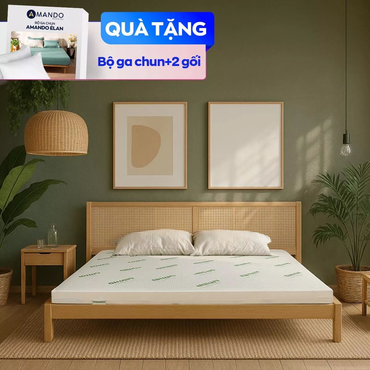 Nệm cao su thiên nhiên Gummi Classic thế hệ mới dày 5/10/15cm - Ảnh 2