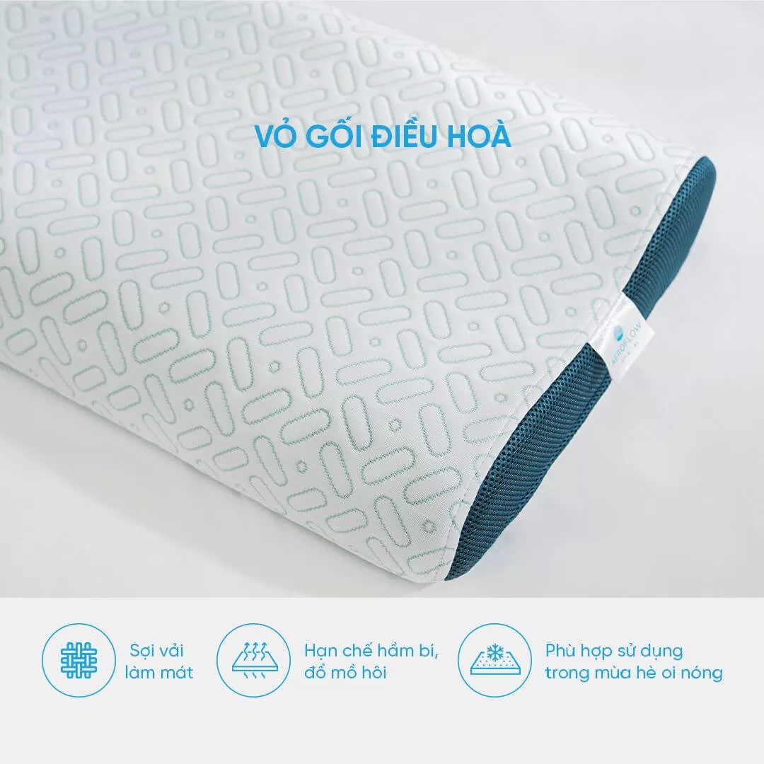 Gối Aeroflow iCool làm mát công thái học - Ảnh 5