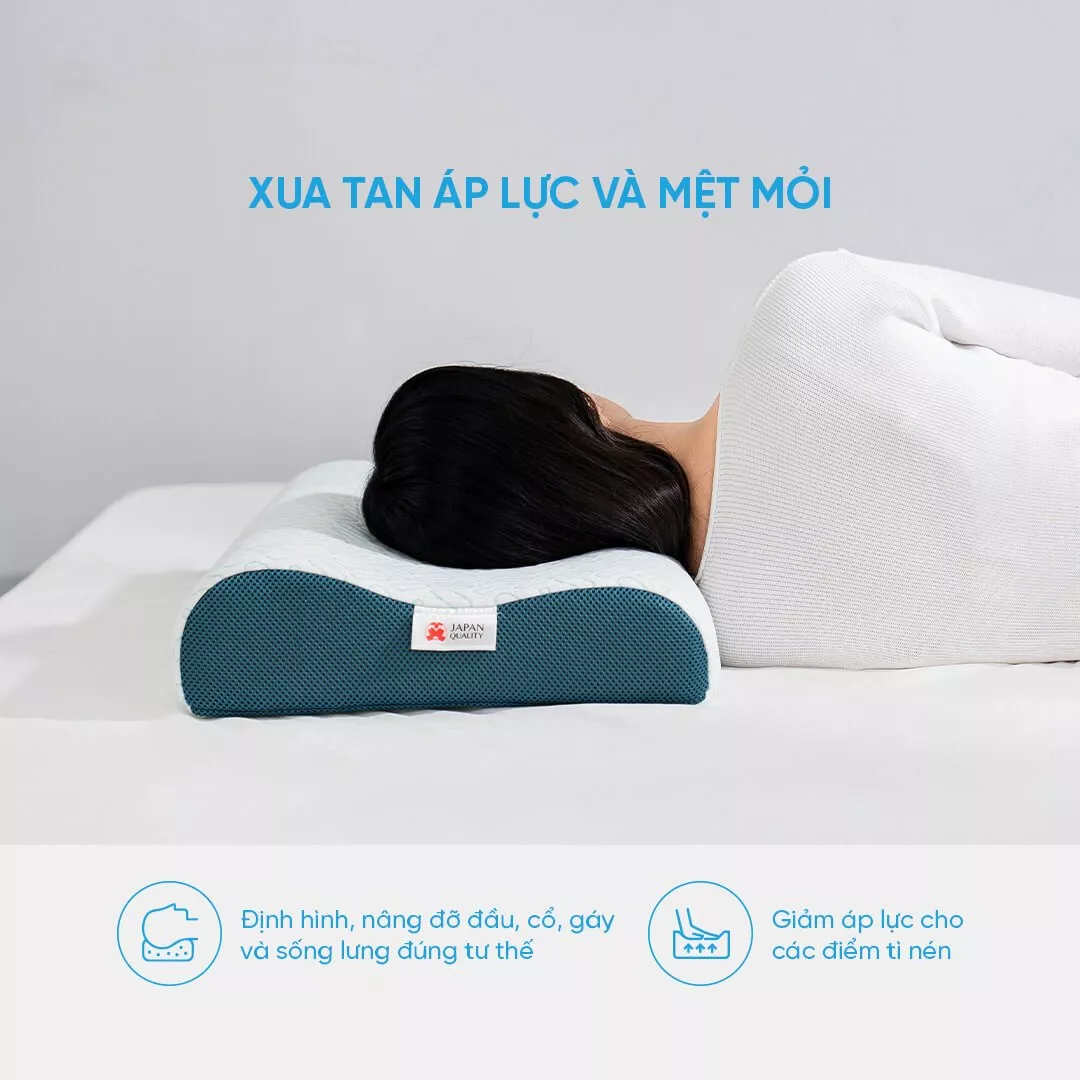 Gối Aeroflow iCool làm mát công thái học - Ảnh 6