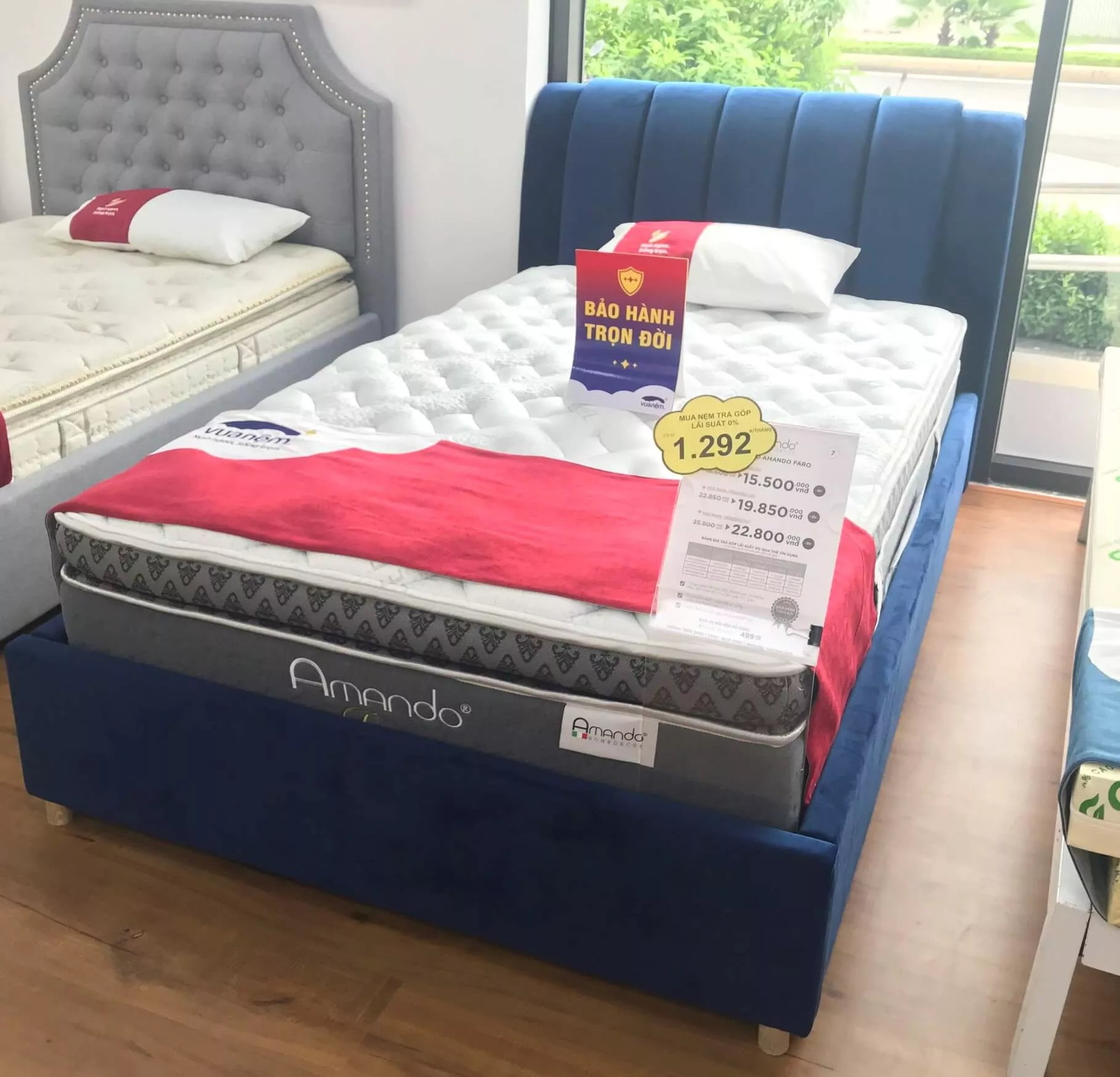 Giường vải GoBy Lux X2 nỉ - Ảnh 2