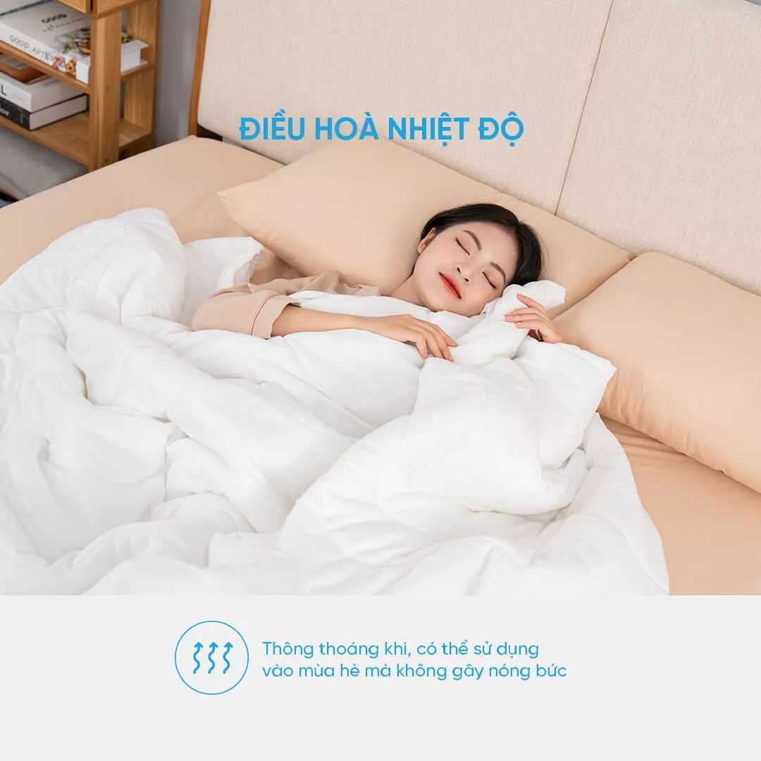 Ruột chăn bông Doona Basic cao cấp - Ảnh 6