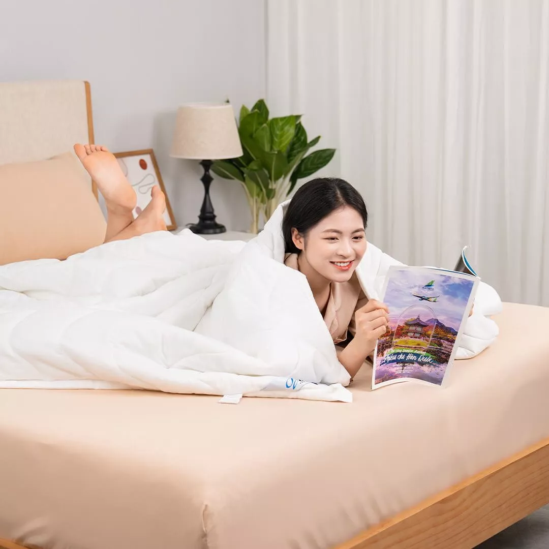 Ruột chăn bông Doona Basic cao cấp - Ảnh 9