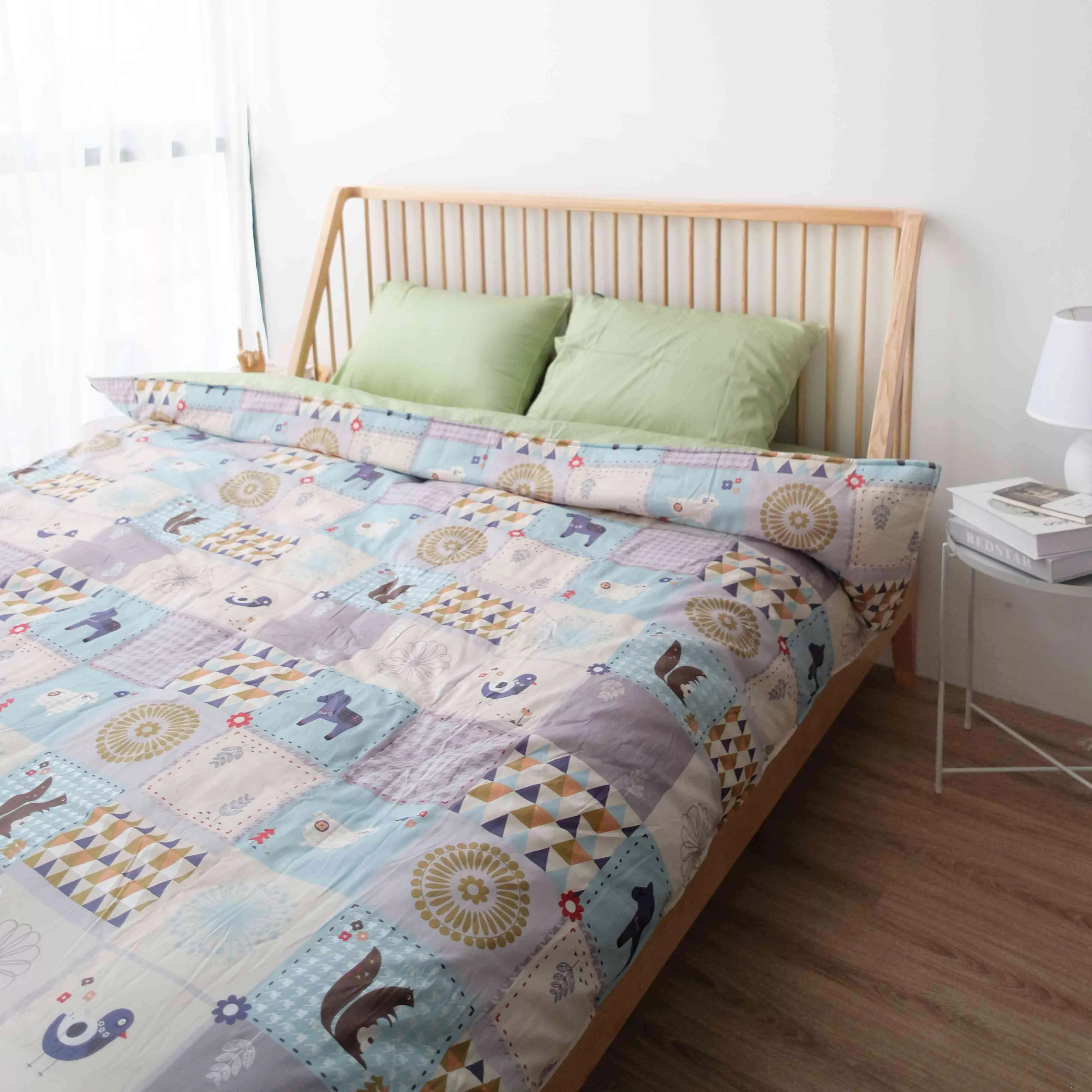 Vỏ chăn chần AMD Dream cotton họa tiết - Ảnh 26