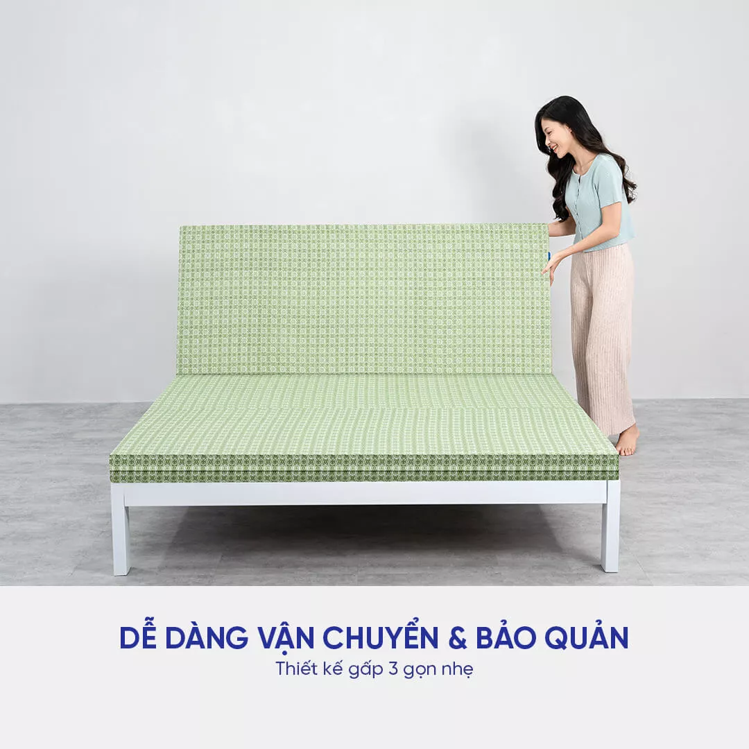 Nệm bông ép Goodnight Nova gấp 3 dày 5/9cm - Ảnh 5