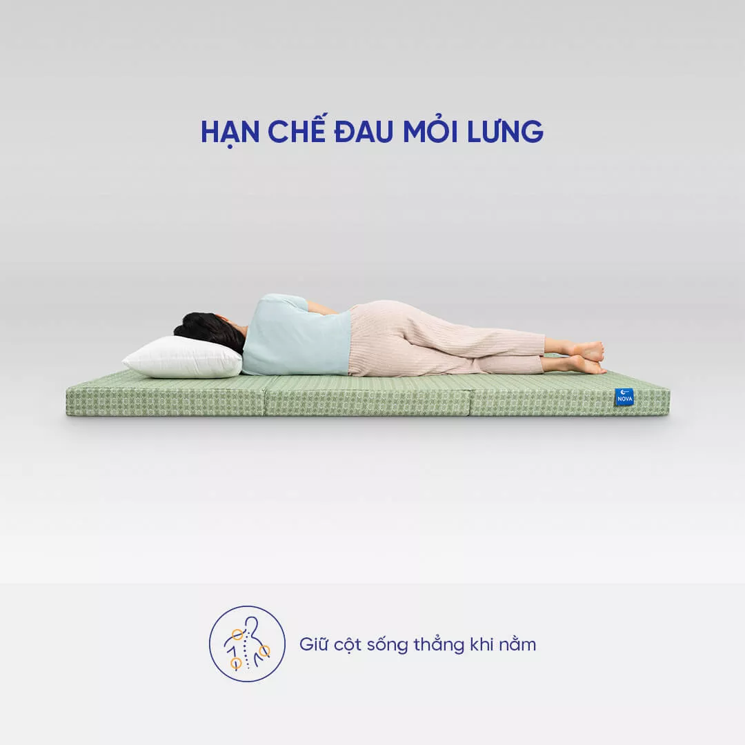 Nệm bông ép Goodnight Nova gấp 3 dày 5/9cm - Ảnh 4
