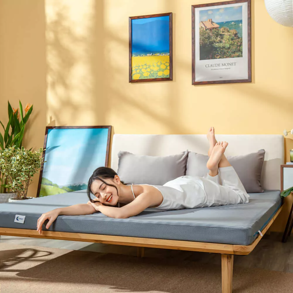 Nệm foam Nhật Goodnight Osaka massage lượn sóng dày 9cm - Ảnh 4