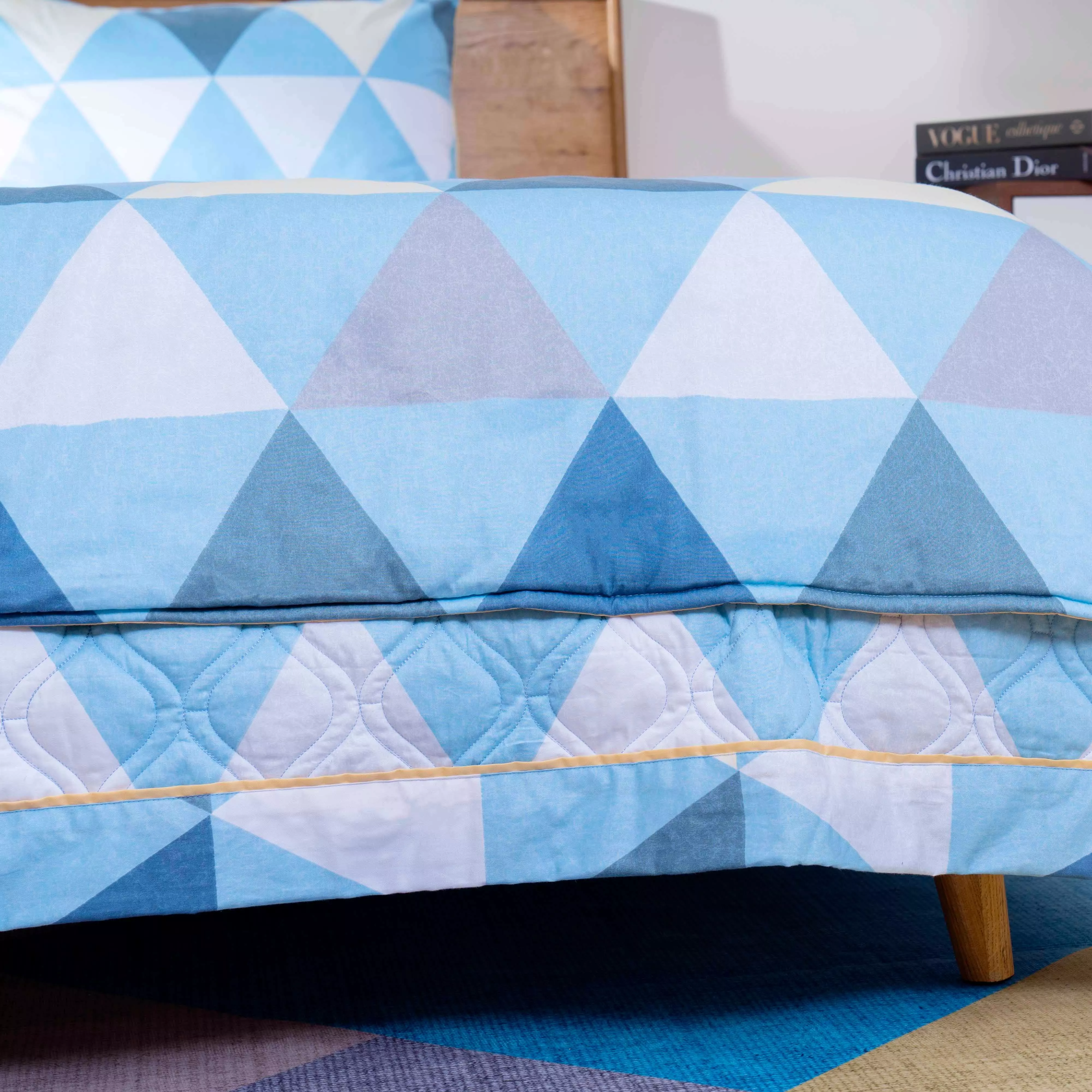 Bộ chăn ga phủ cotton Amando Dream 5 chi tiết - Ảnh 5