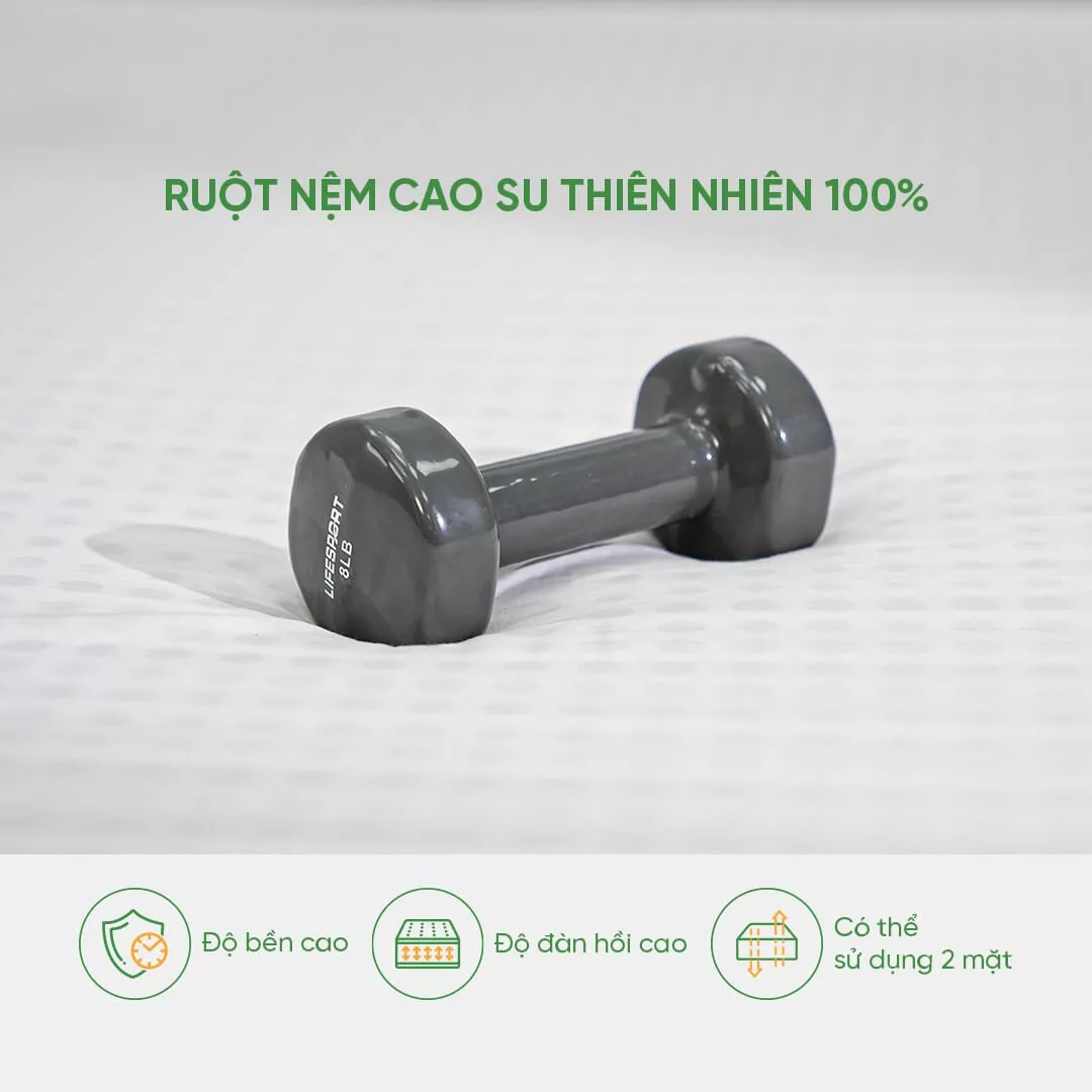 Nệm cao su cao cấp Gummi Legend nhập khẩu dày 20cm - Ảnh 6