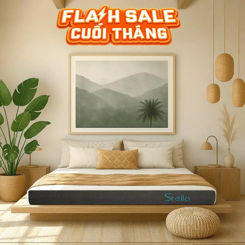Nệm cao su đa tầng Kim Cương Stella dày 15cm - Ảnh 2