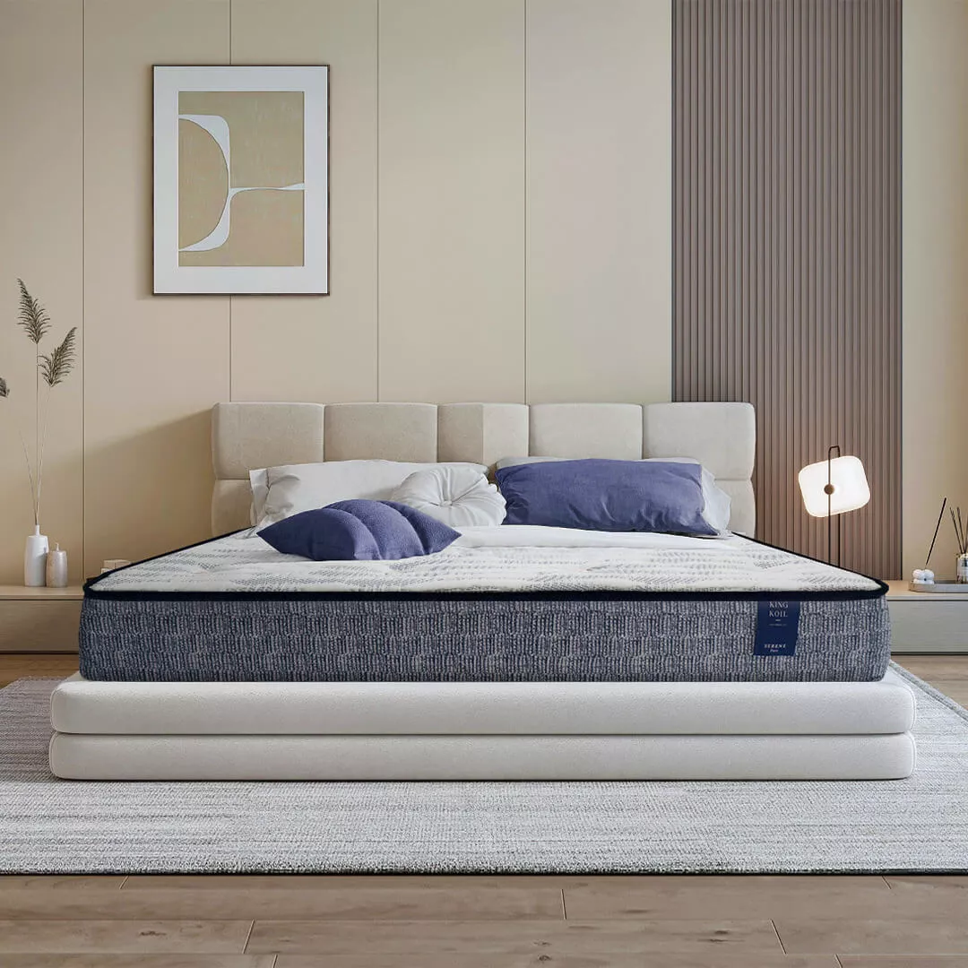 (Phiên bản giới hạn) Nệm lò xo KingKoil Serene Pure cân bằng trọng lực dày 26cm - Ảnh 2