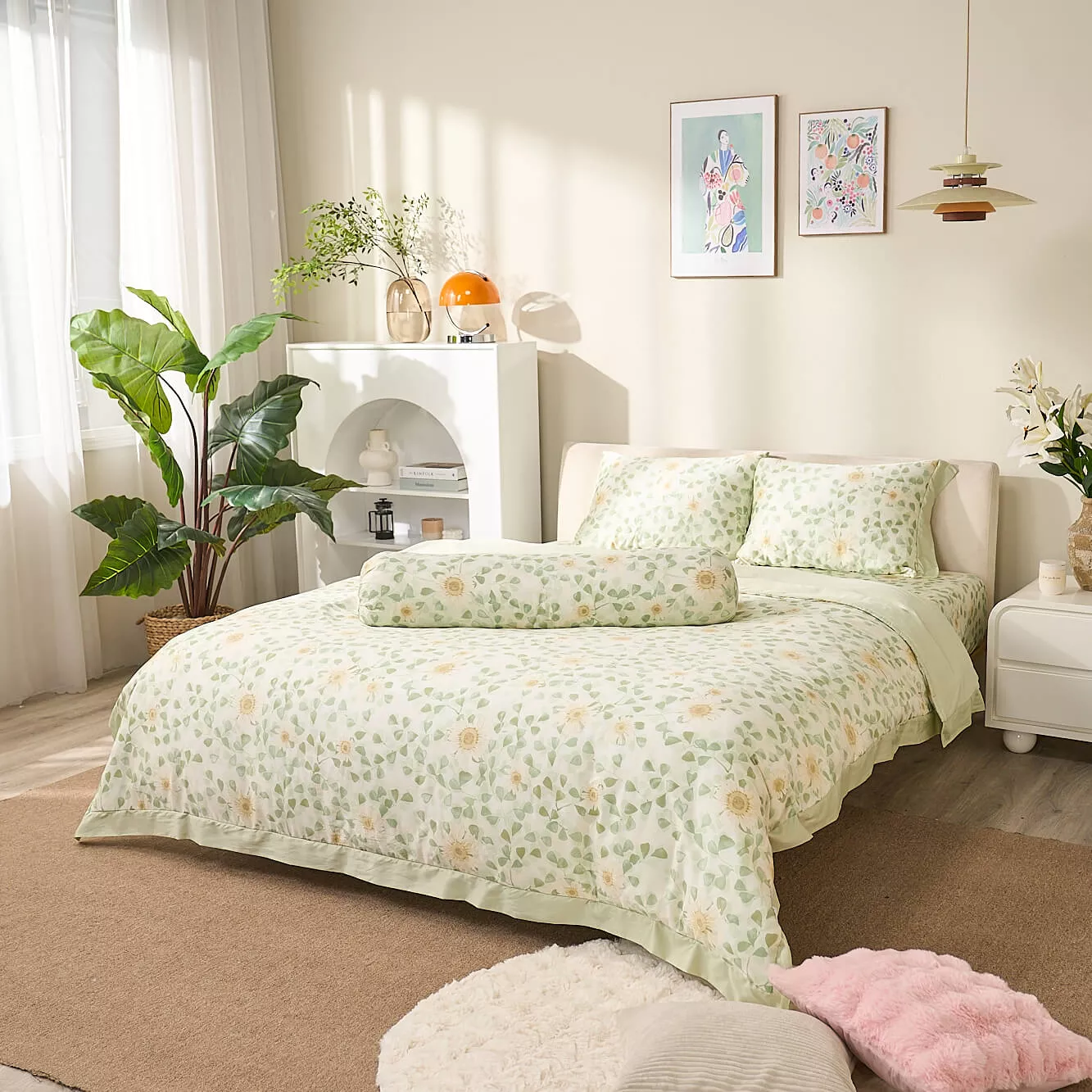 Bộ ga chun Lụa tencel cao cấp Amando Bliss 4 chi tiết mã TC001 - Ảnh 18