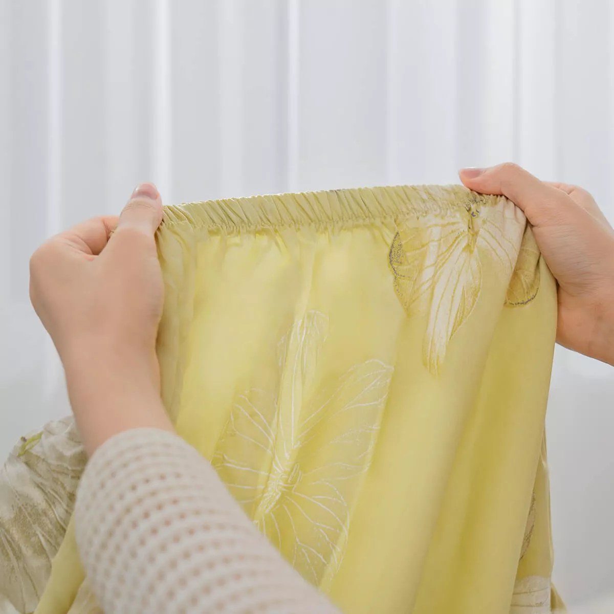 Bộ ga chun Lụa tencel cao cấp Amando Bliss 4 chi tiết mã TC002 - Ảnh 6