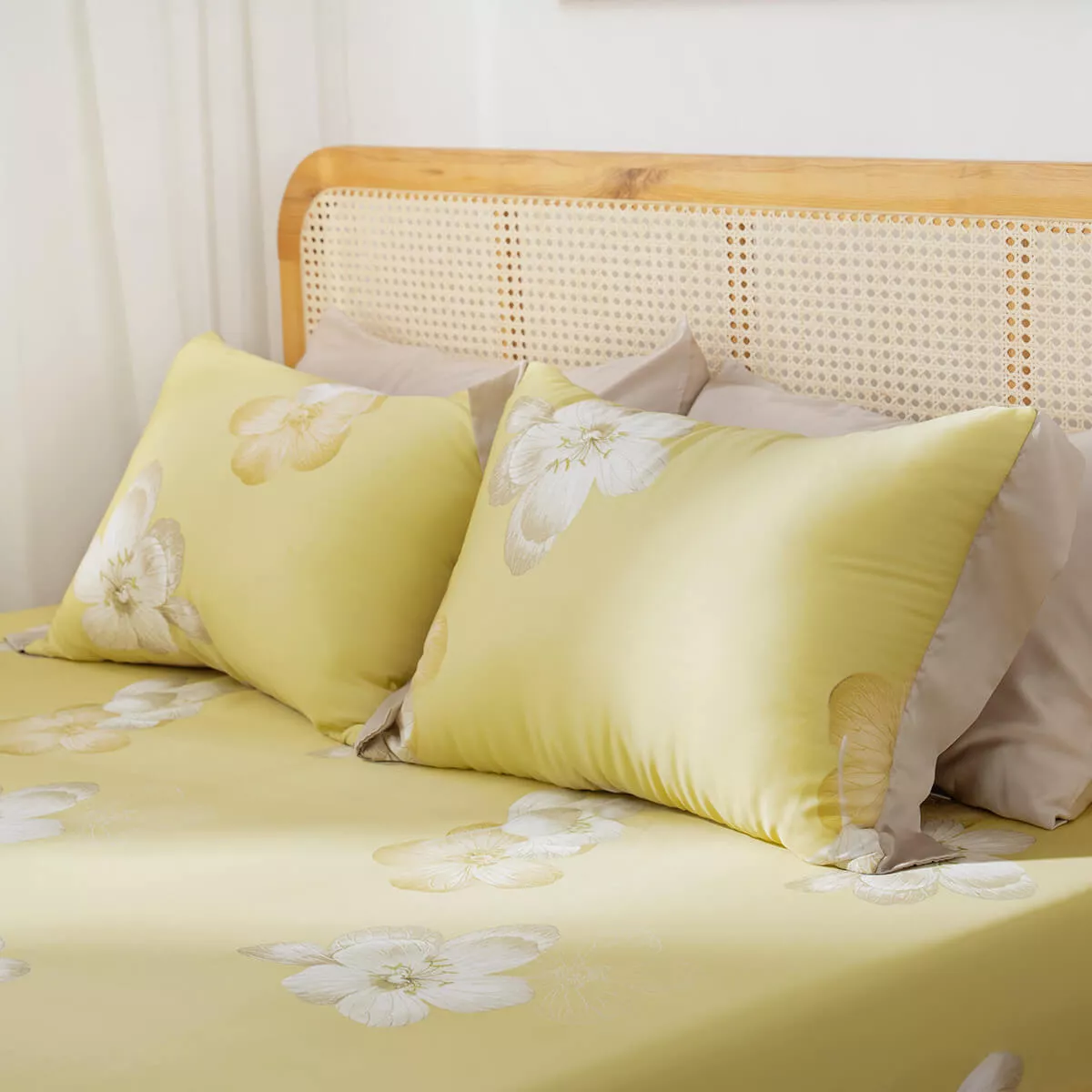 Bộ ga chun Lụa tencel cao cấp Amando Bliss 4 chi tiết mã TC002 - Ảnh 8