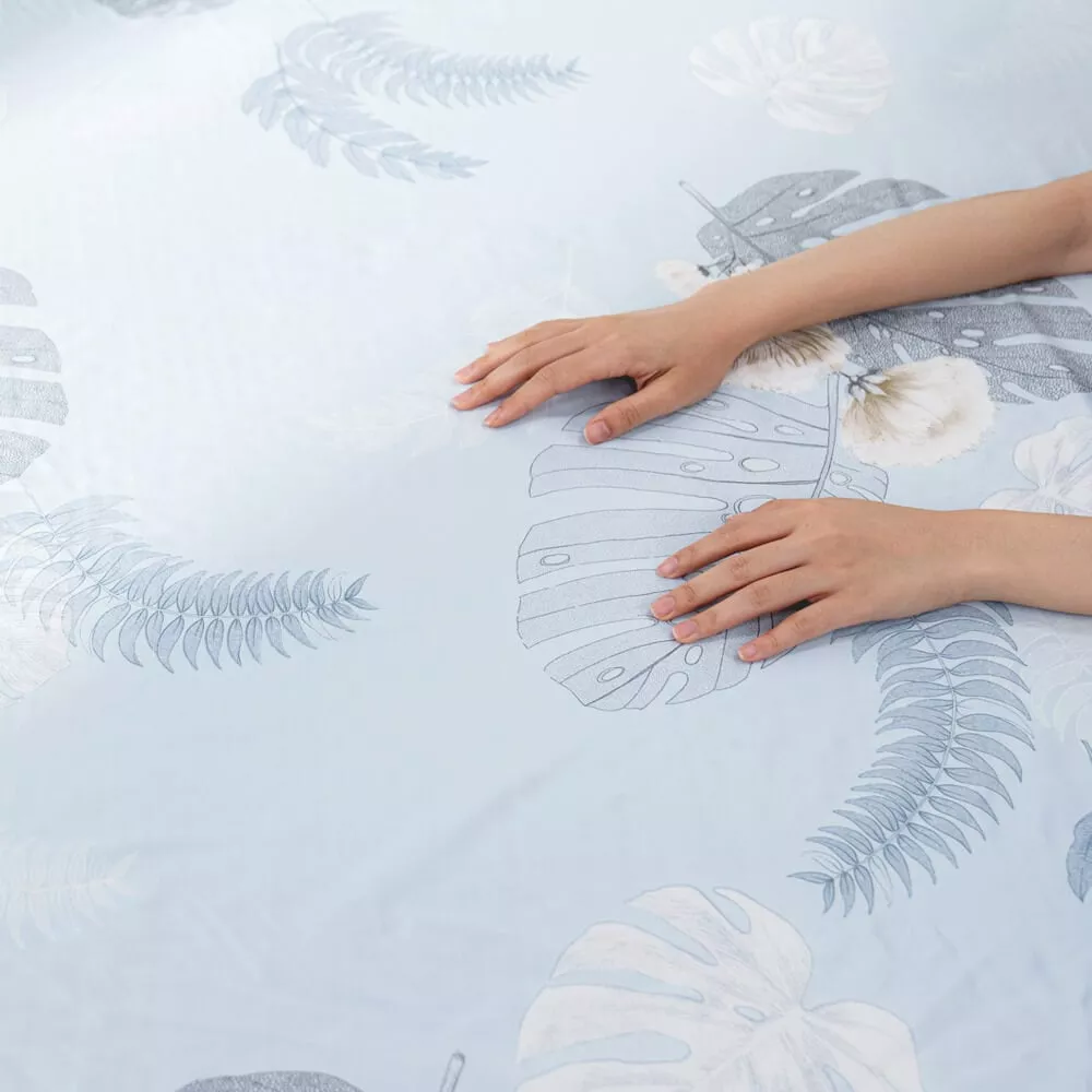 Bộ ga chun Lụa tencel cao cấp Amando Bliss 4 chi tiết mã TC004 - Ảnh 5