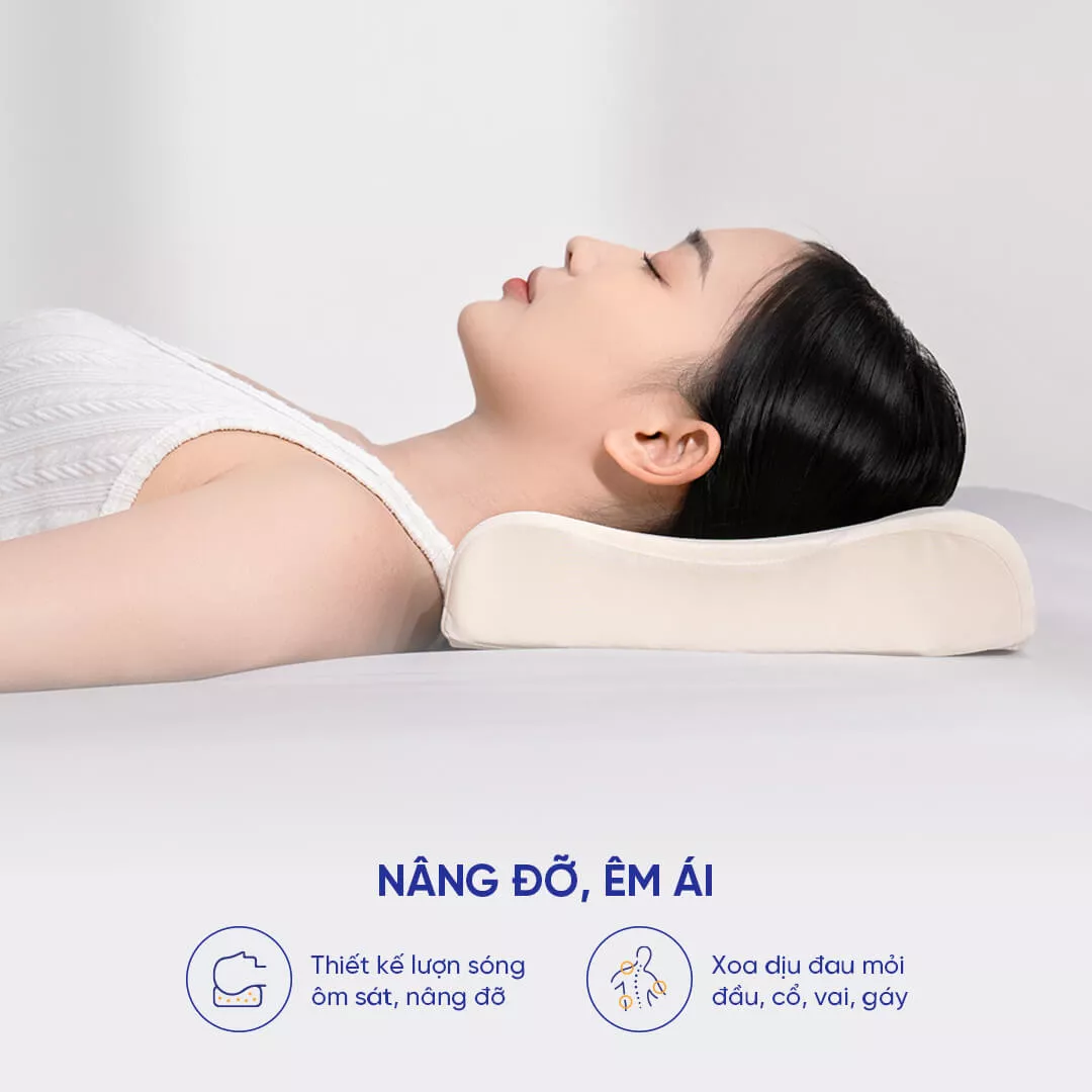 Gối cao su Gummi Pudding 100% thiên nhiên trẻ em - Ảnh 7