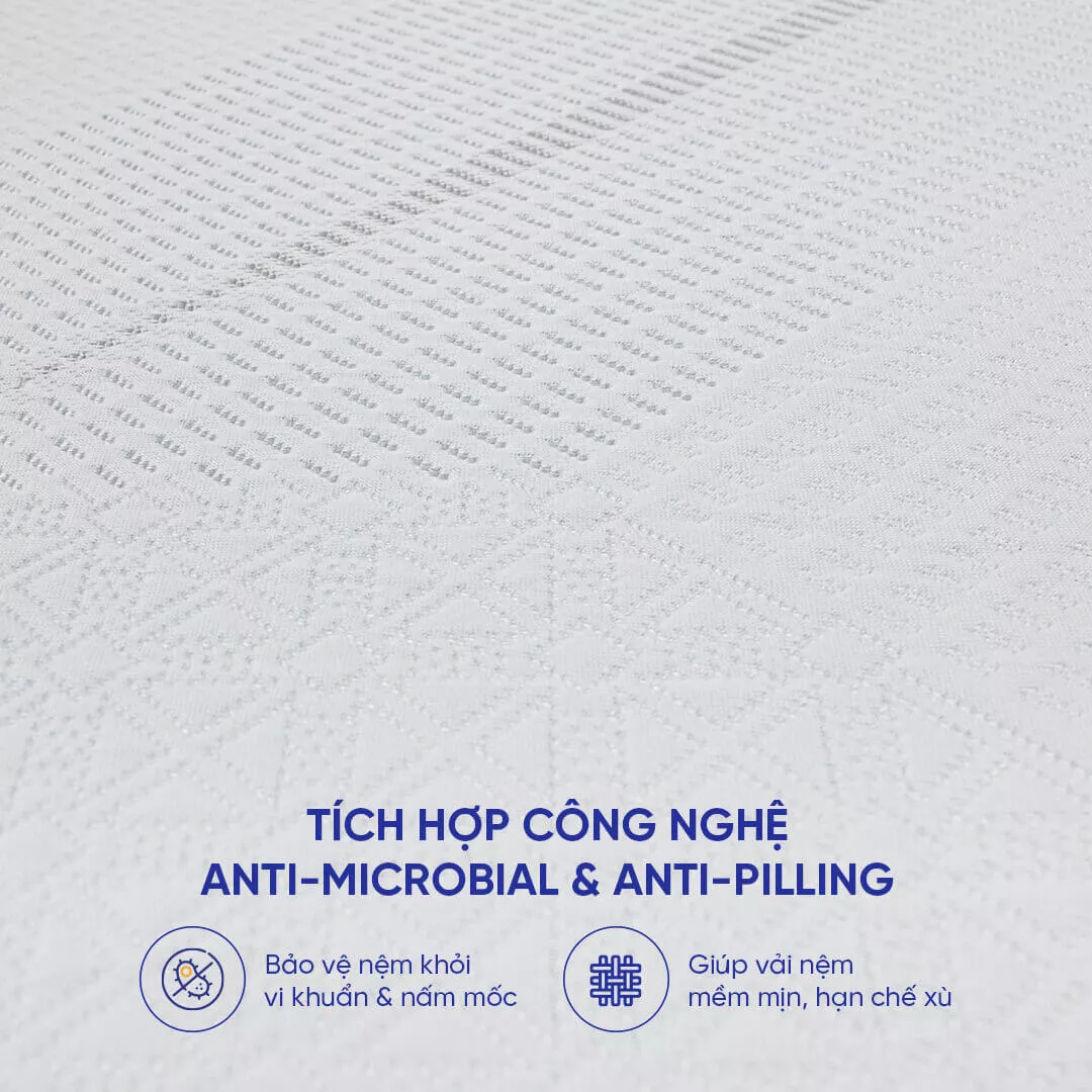 Nệm foam Comfy Cloud 1.0 thoáng khí vượt trội dày 12cm - Ảnh 6