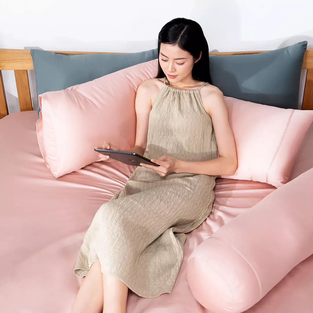 Bộ Ga chun Cotton satin AMD The Essentials Đơn Sắc 4 Chi Tiết CS002 - Ảnh 2