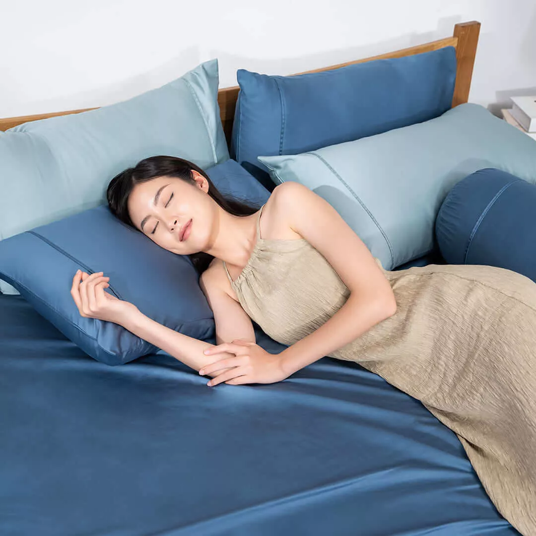 Bộ Ga chun Cotton satin AMD The Essentials Đơn Sắc 4 Chi Tiết CS003 - Ảnh 2